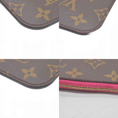 $600 Louis Vuitton  Monogram Neo Neverfull GM MM Pochette Fuchsia