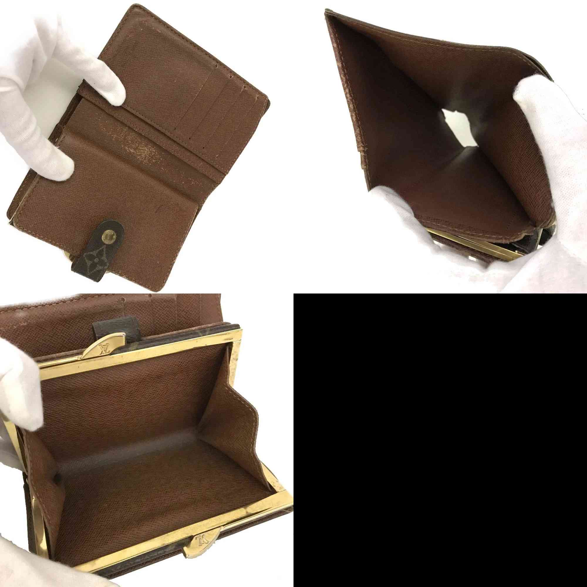Louis Vuitton Monogram Porte Monnaie Billets Viennois Bifold Wallet CA0015