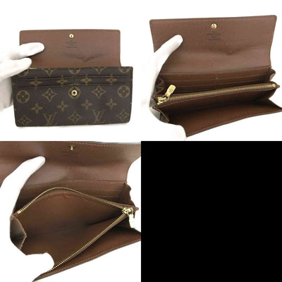 $775 2006 Louis Vuitton Monogram Sarah Wallet MI1026