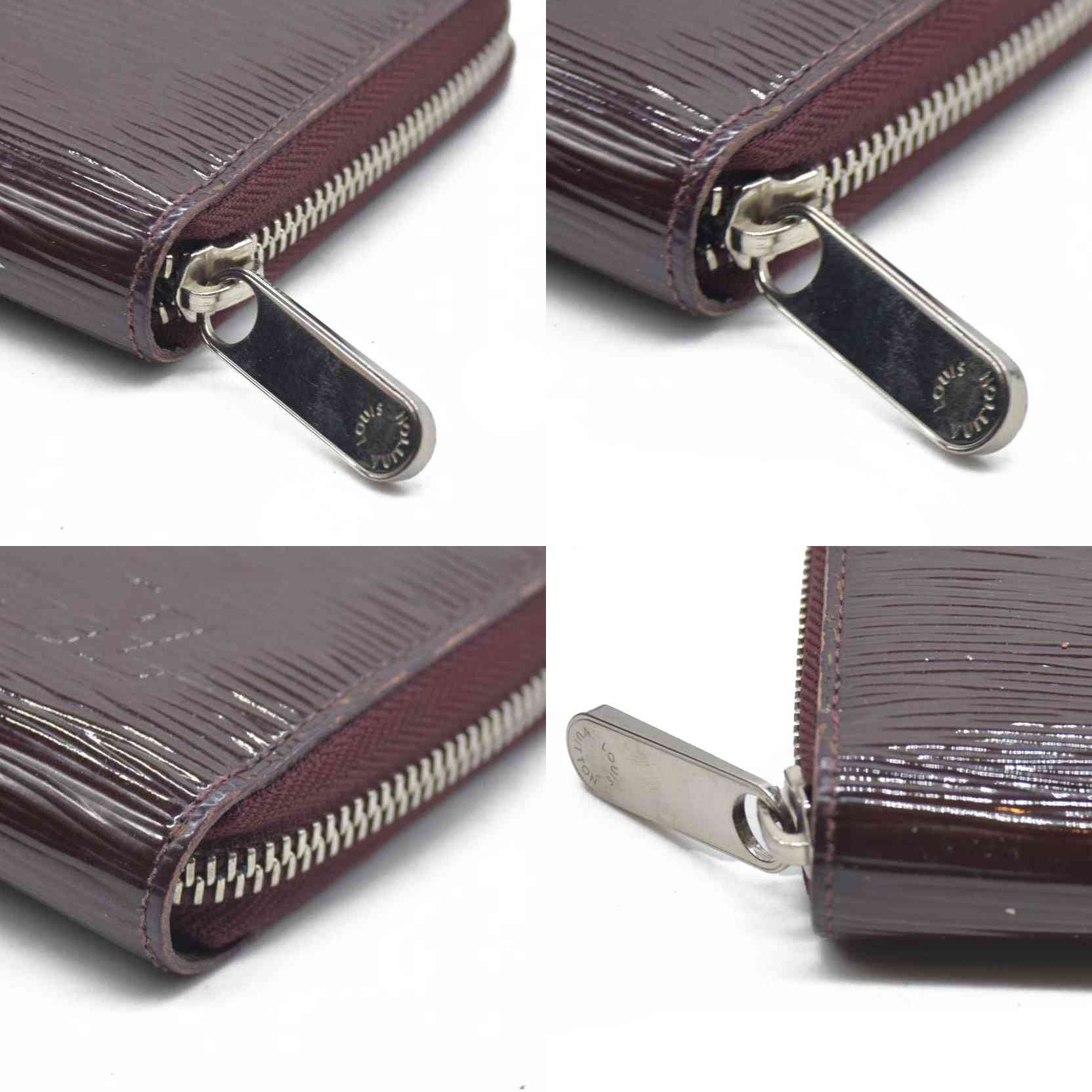 AUCTION $970 Louis Vuitton  Epi Electric Zippy Wallet Prune