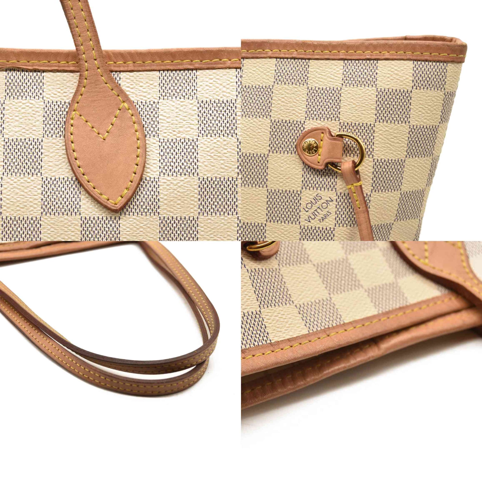 LOUIS VUITTON Damier Azur Neverfull MM AR4220