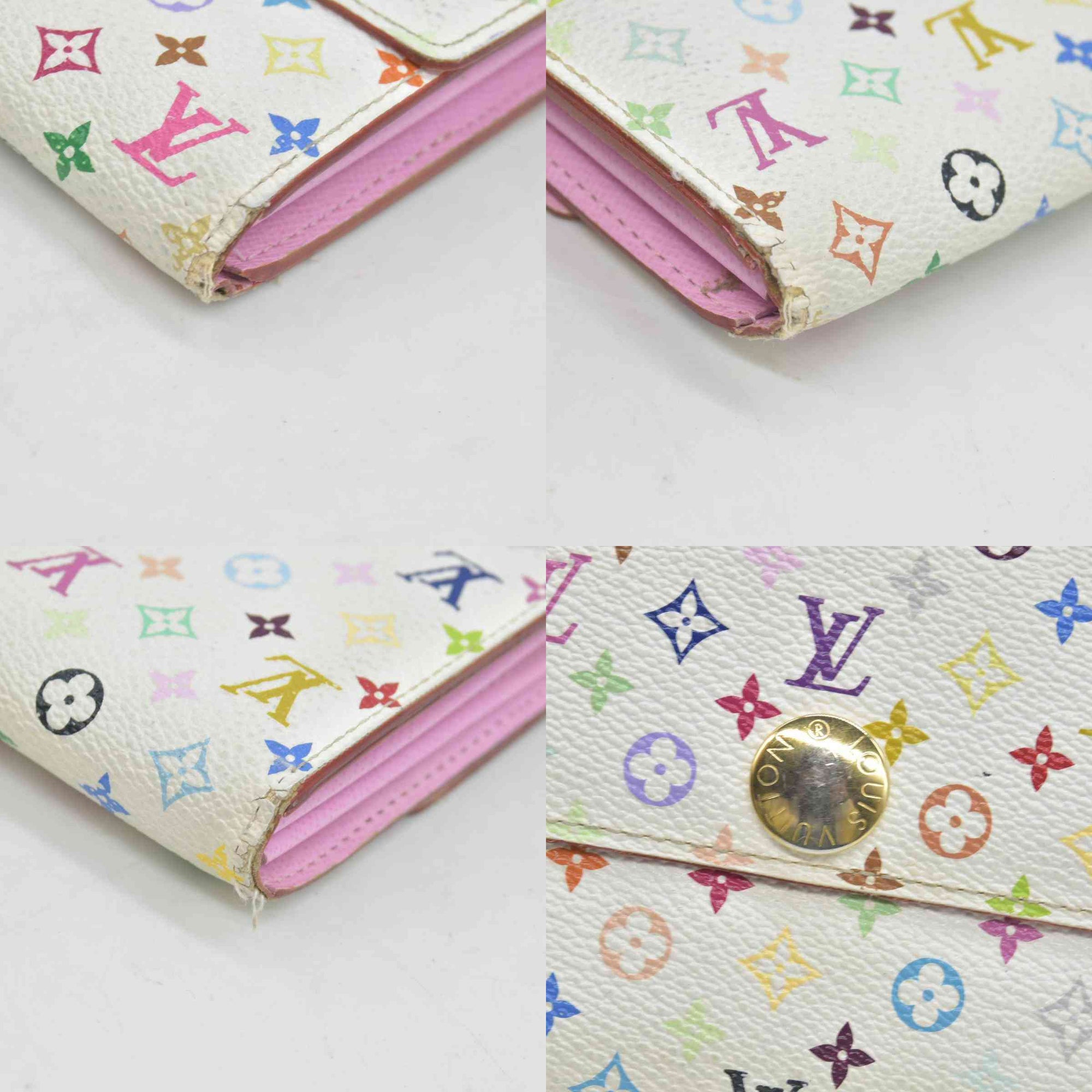$850 Louis Vuitton Monogram Multicolor Sarah Long Wallet CONSIGNMENT