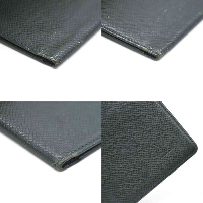 Louis Vuitton Taiga Porte Valeurs Cartes Credit Leather Long Wallet VI0949