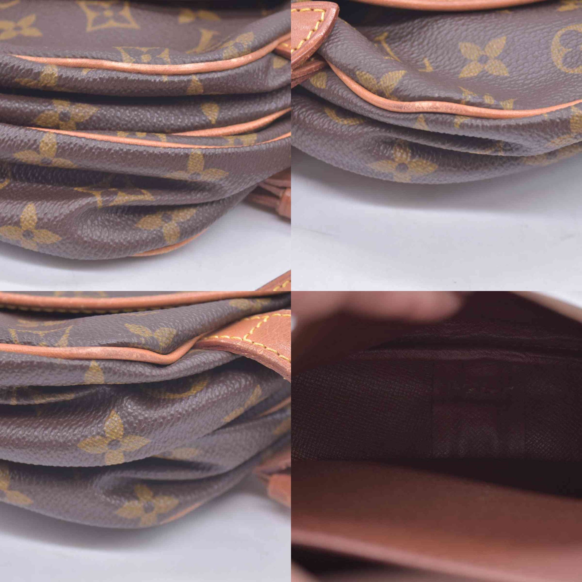 $1260 Louis Vuitton Monogram Saumur 30 CONSIGNMENT 1990s 10020924