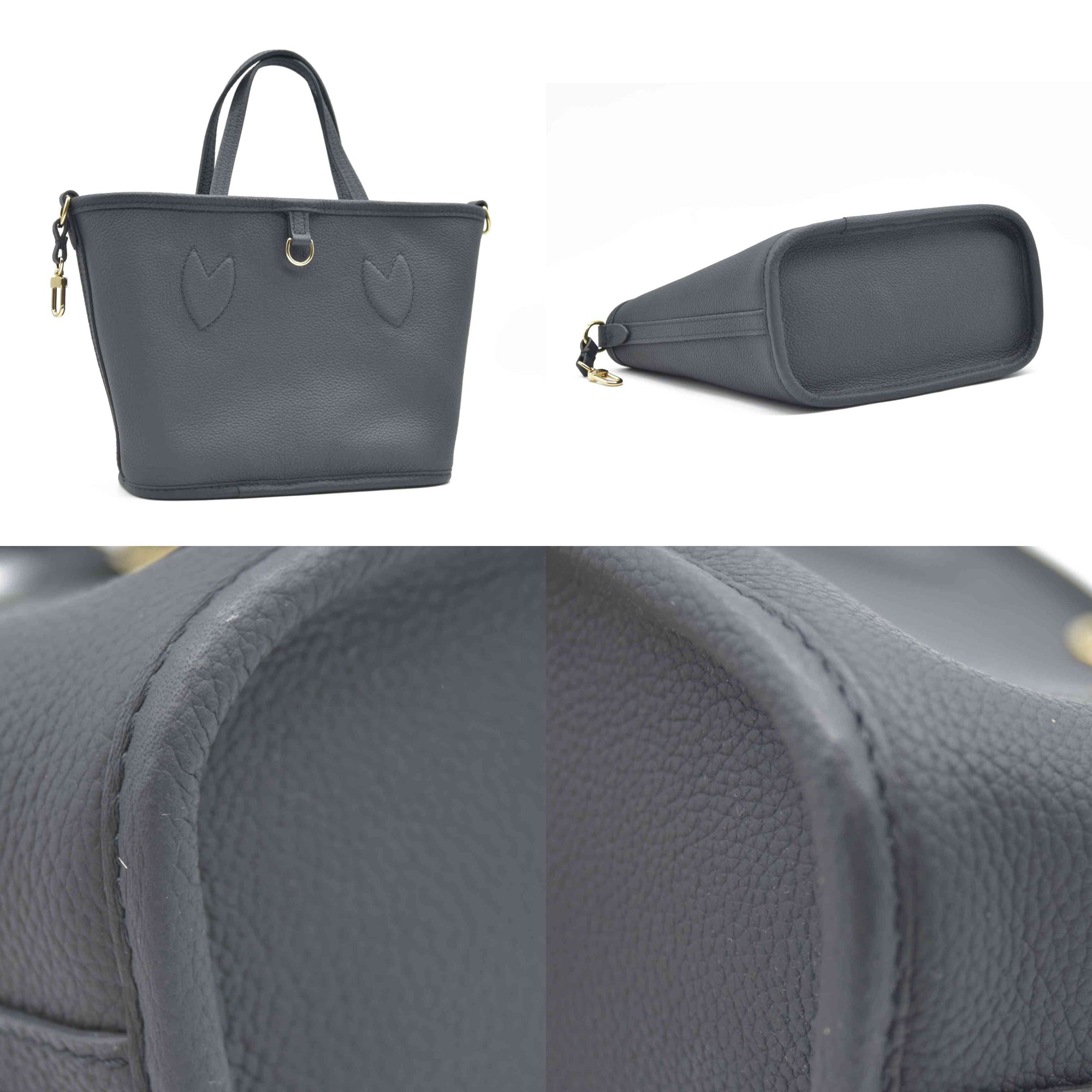 Louis Vuitton  Monogram Neverfull Inside Out Bandouliere BB Black