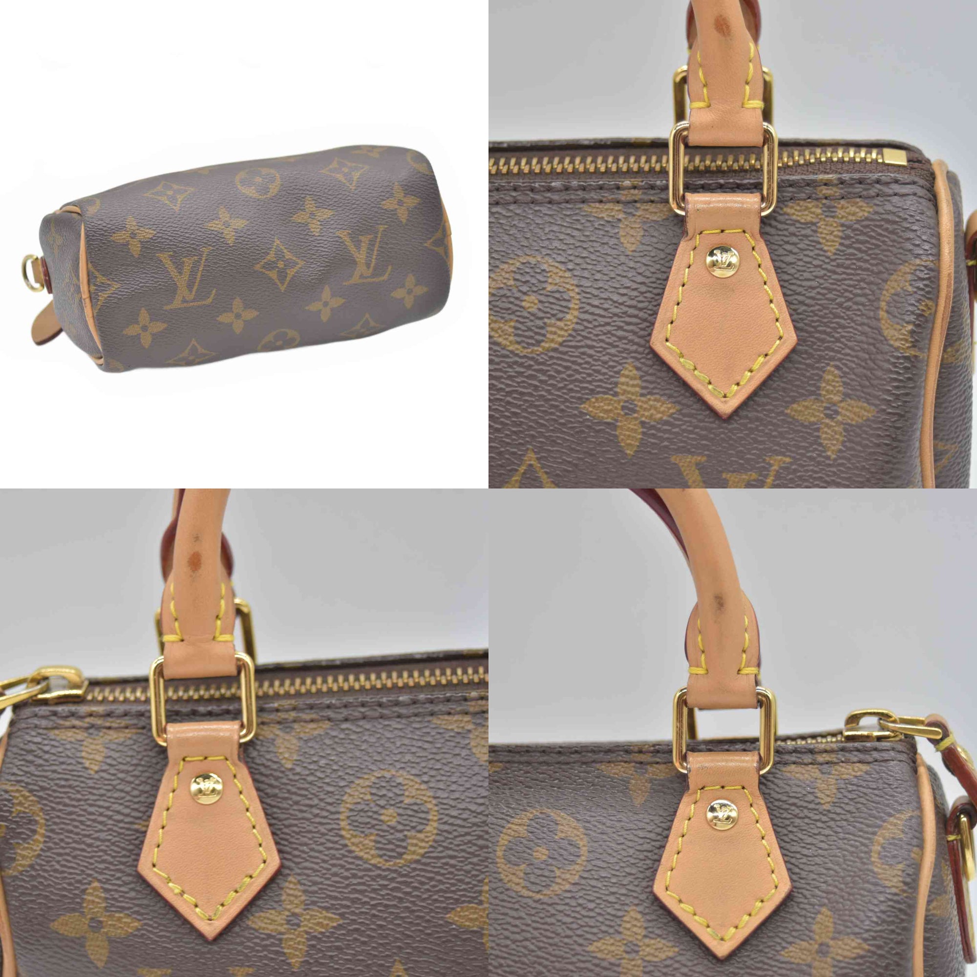 $1960 2022 Louis Vuitton Monogram Nano Speedy Bandouliere TY3212