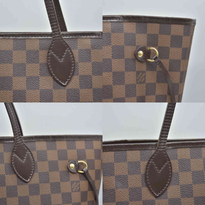 $2240 2012 Louis Vuitton Damier Ebene Neverfull MM GI4142