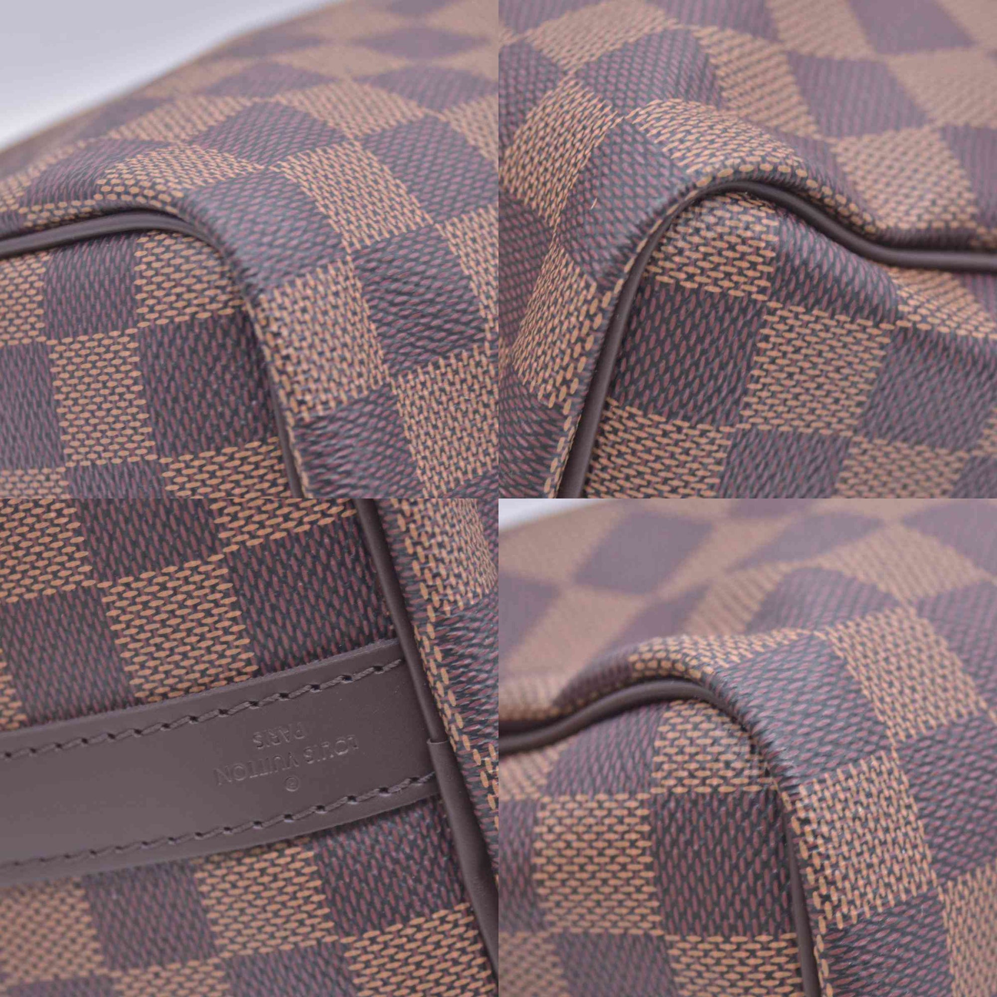 $1980 Louis Vuitton Damier Ebene Speedy Bandouliere 25 RFID