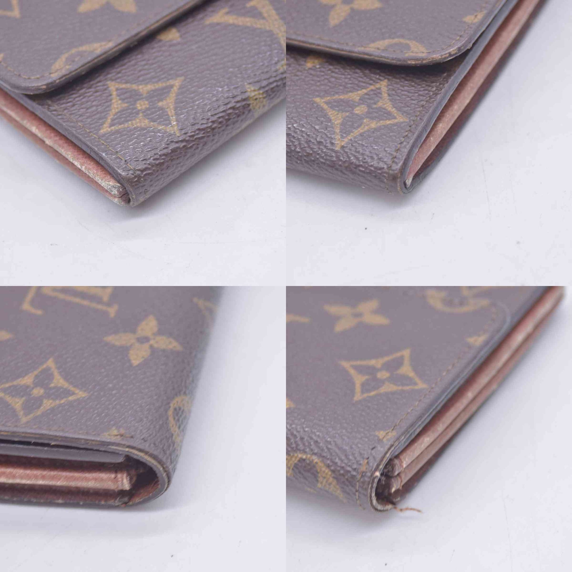 $725 LOUIS VUITTON Monogram Porte-Feuille International Wallet CONSIGNMENT 10021462