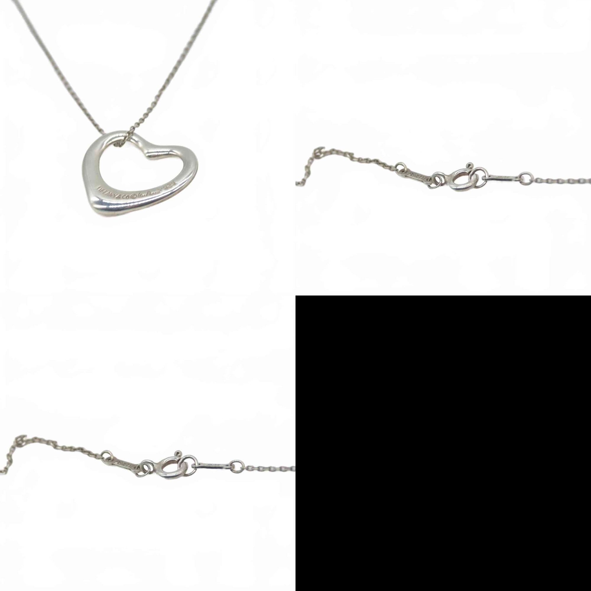 $525 Tiffany & Co. Elsa Peretti Open Heart Pendant 16 mm