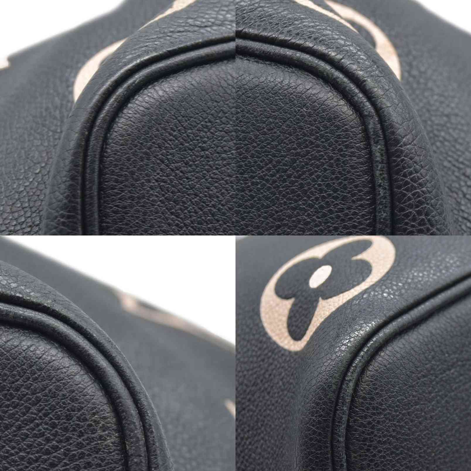 $3050 Louis Vuitton Neverfull NM Tote Bicolor Monogram Empreinte Giant MM