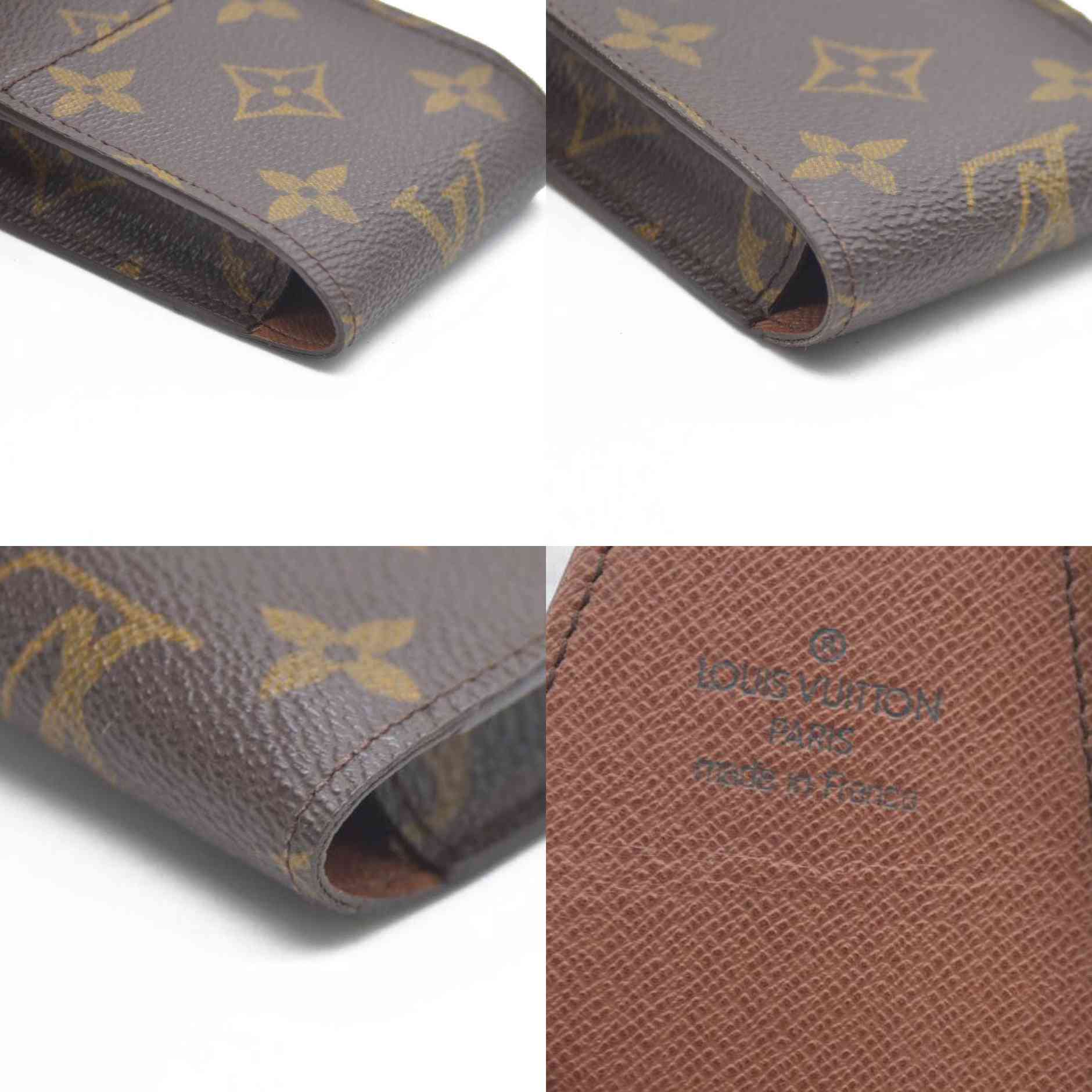 Louis Vuitton Monogram Cigarette Case Brown CT0060
