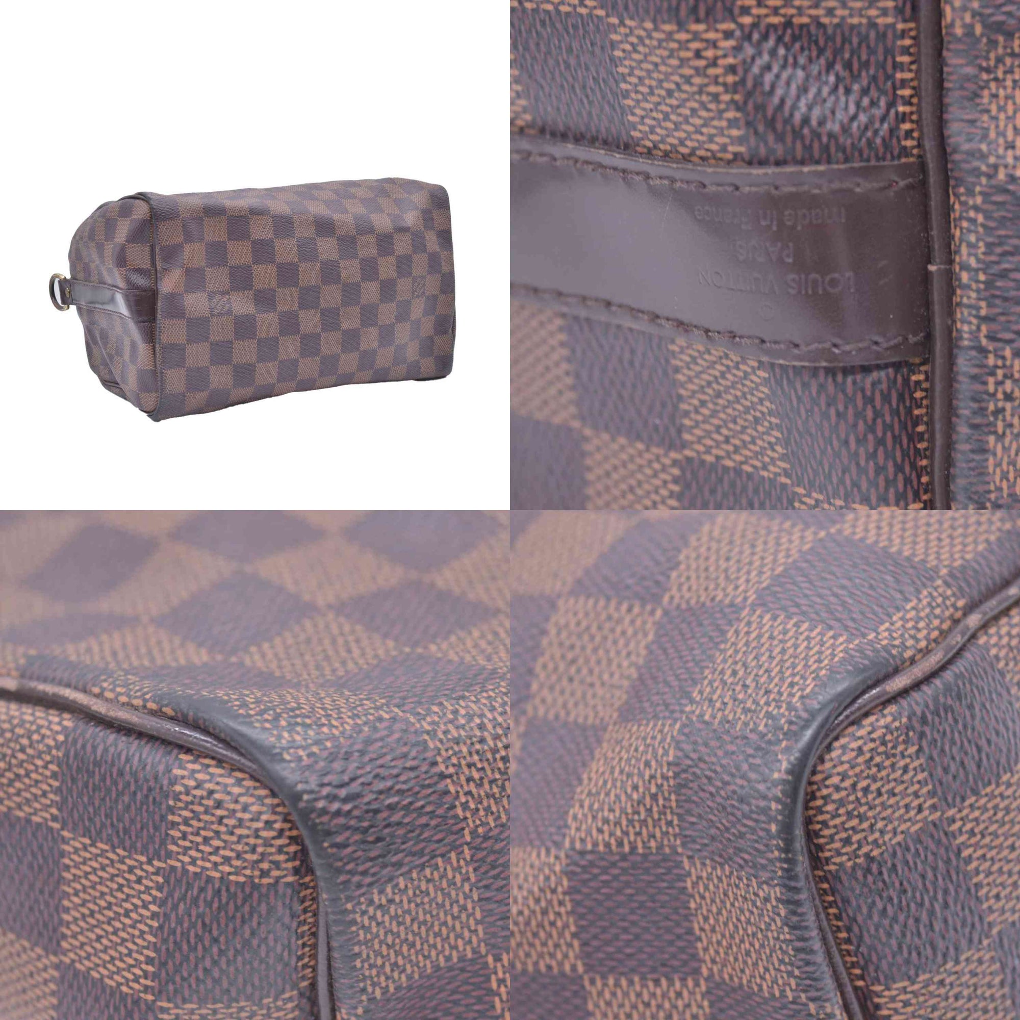 $1980 2016 Louis Vuitton Damier Ebene Speedy Bandouliere 25 CT3186 10020700