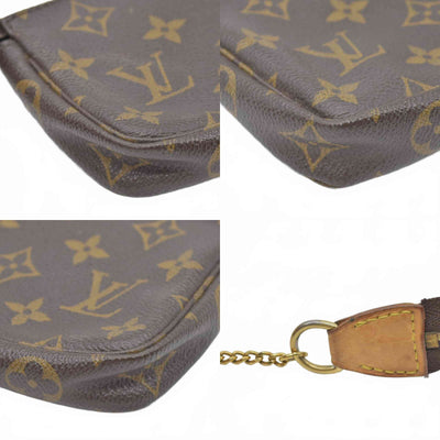 $810 Louis Vuitton Monogram Mini Pochette Accessories DU1006 2006