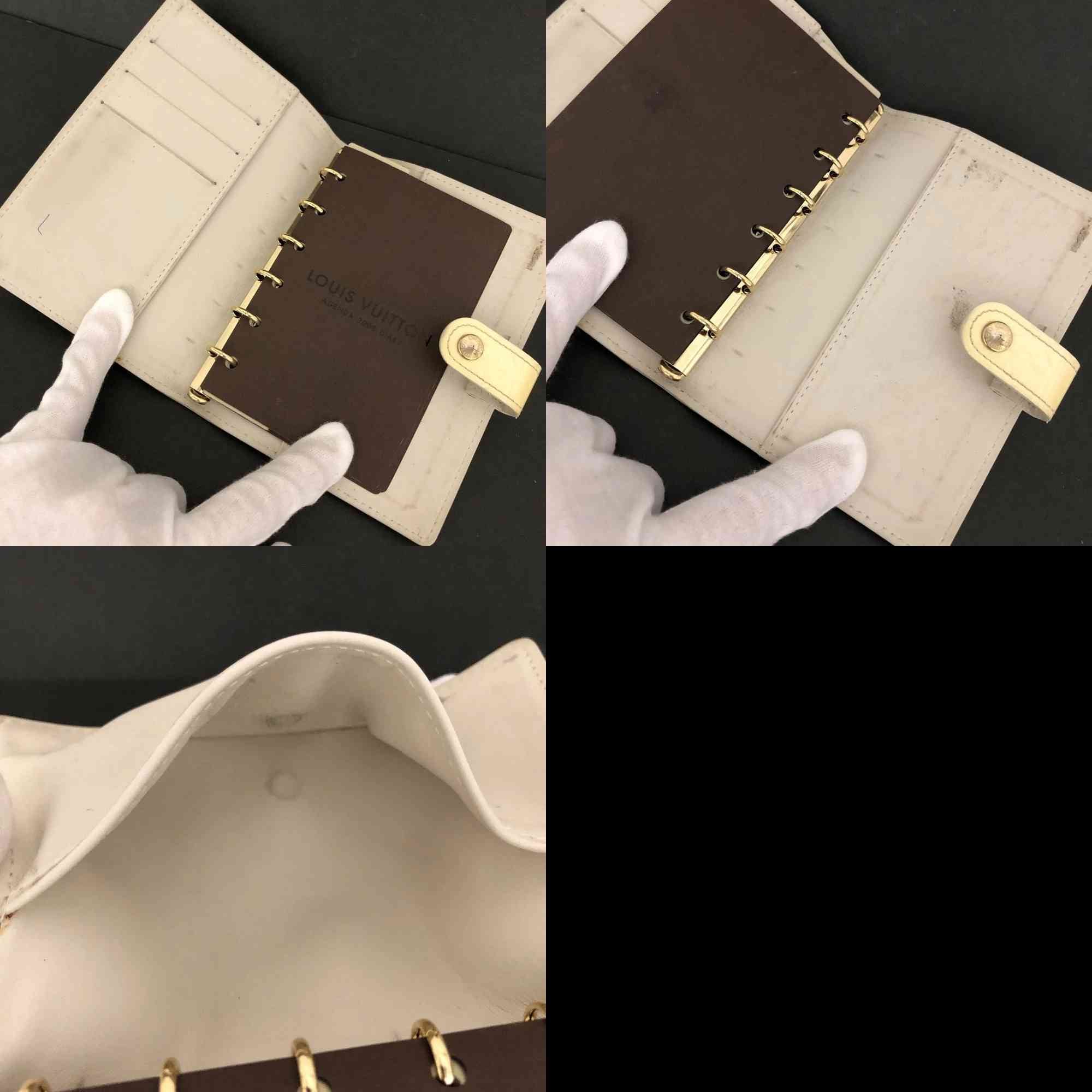 $505 2006 Louis Vuitton Monogram Vernis Agenda PM Notebook Cover CA0036