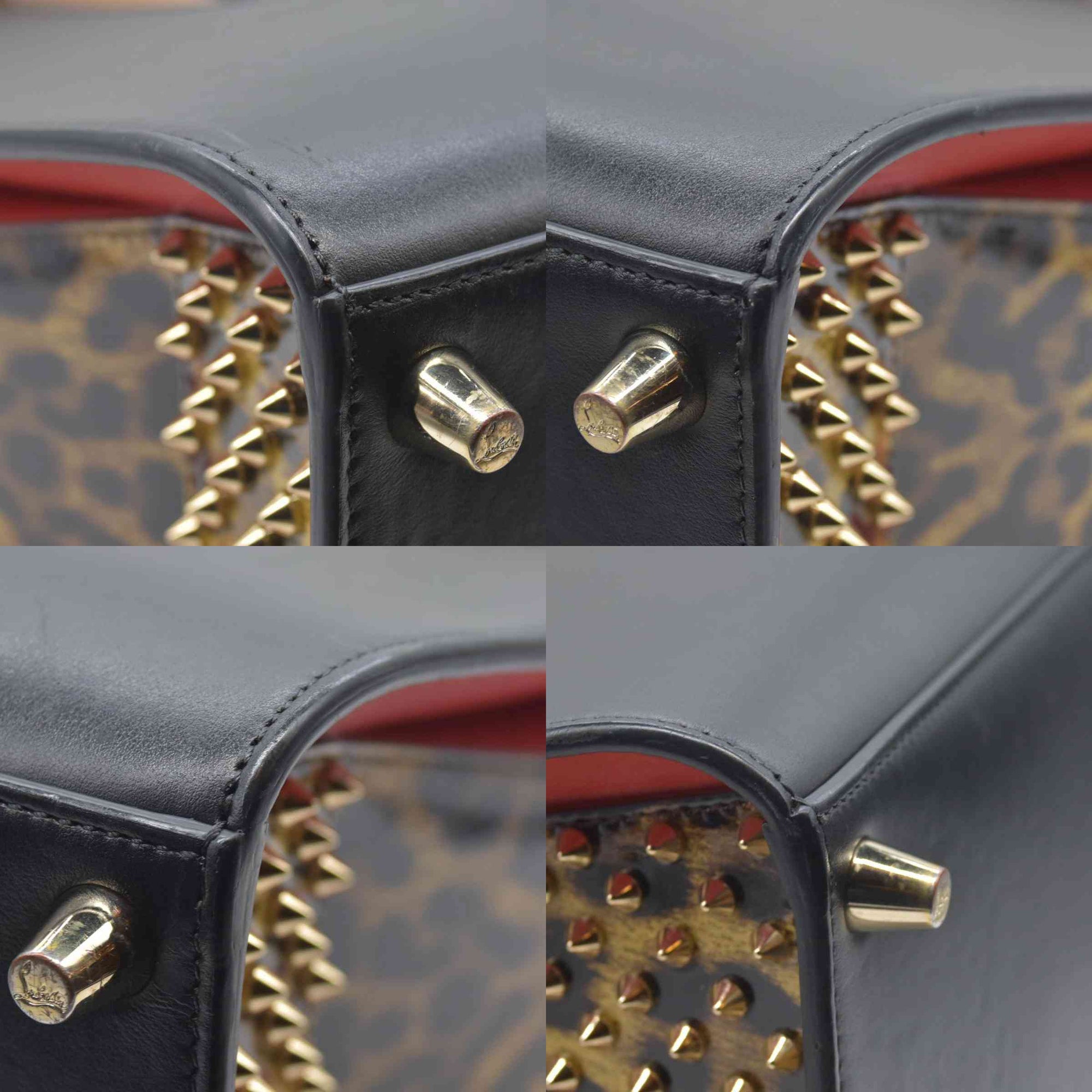 $2890 Christian Louboutin Medium Paloma Tote Black
