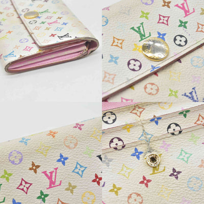 $850 2012 Louis Vuitton Monogram Multicolor Sarah Long Wallet CA2162