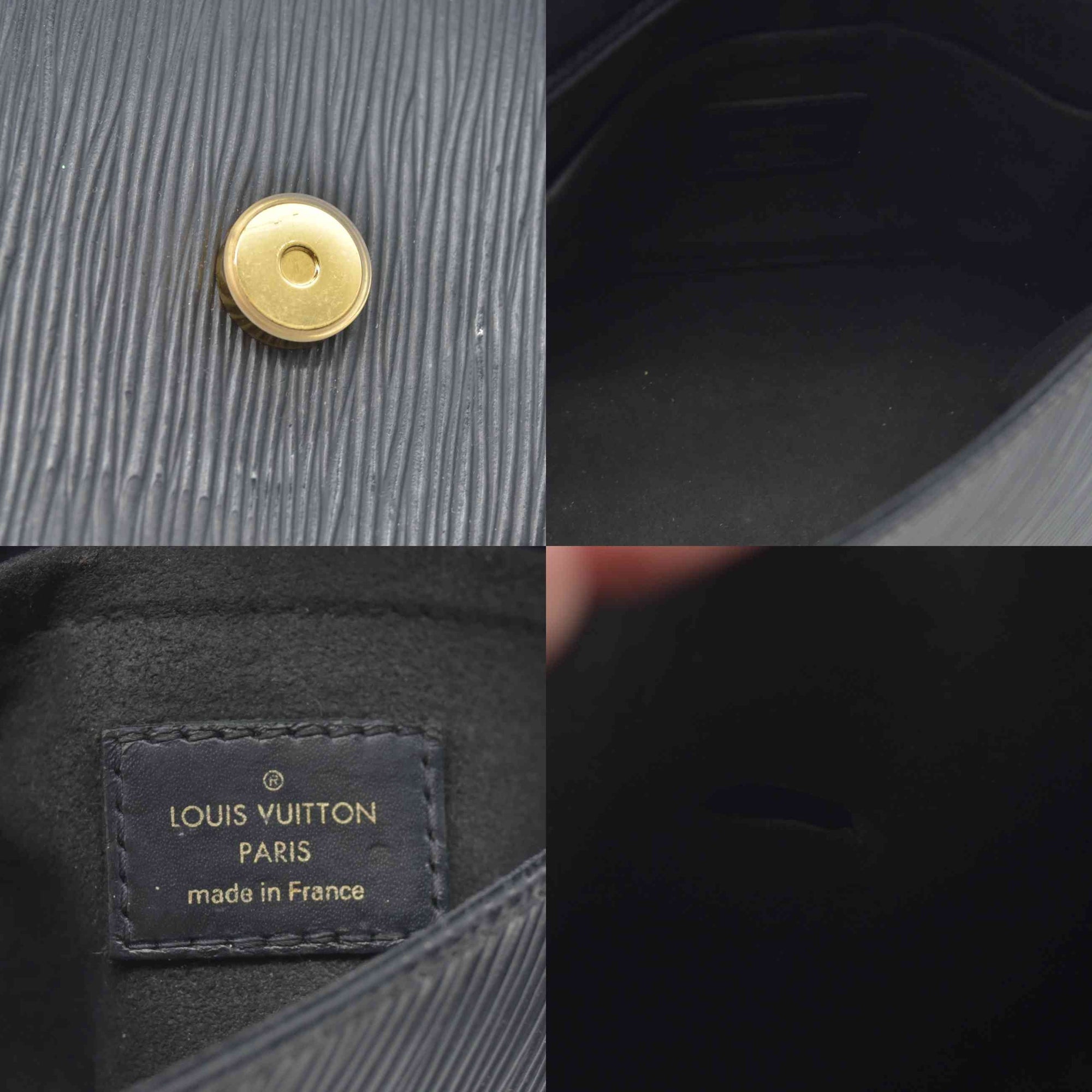 $2370 RFID Louis Vuitton Epi Locky BB Black