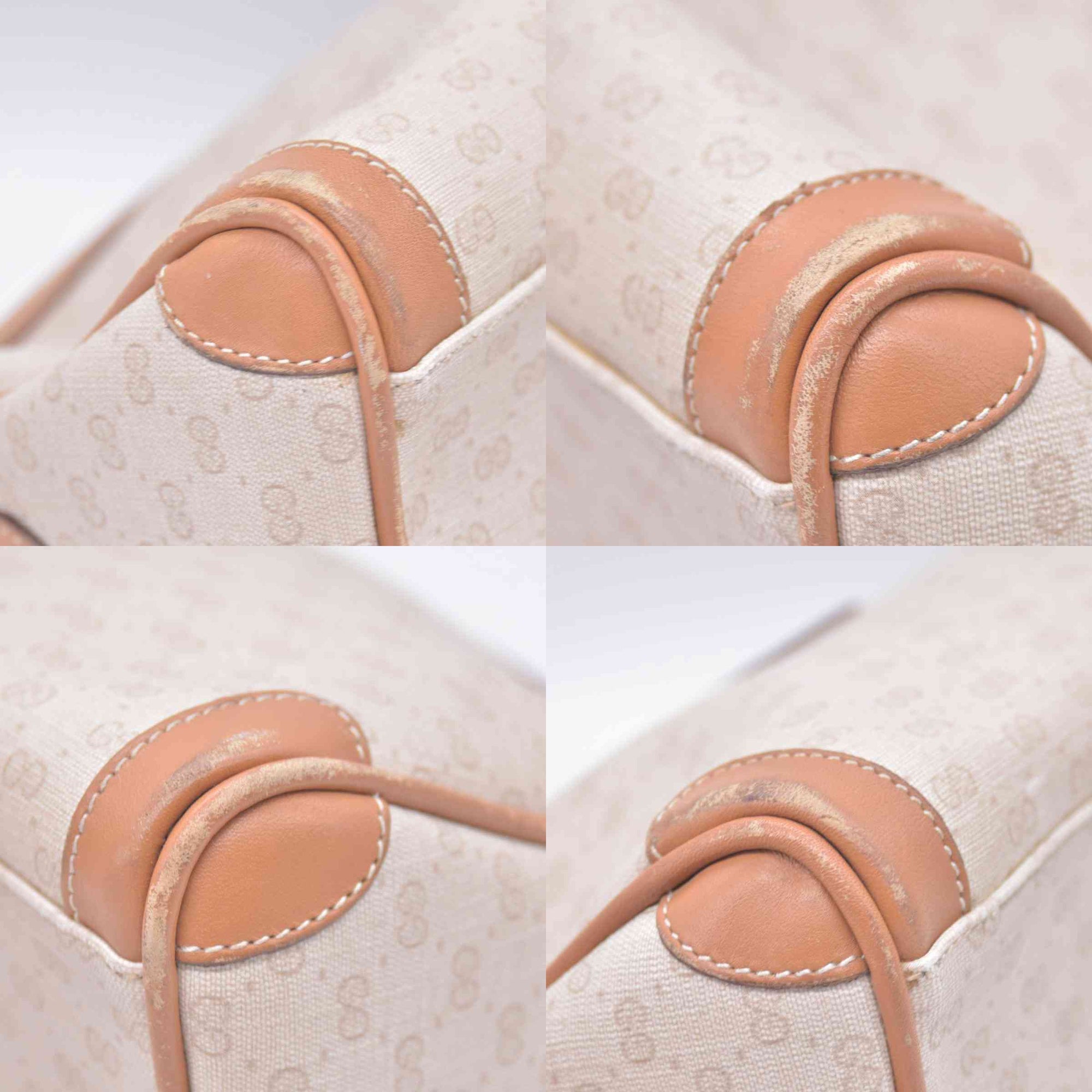 $420 GUCCI Vintage GG Plus Cosmetic Pouch CONSIGNMENT 10021413