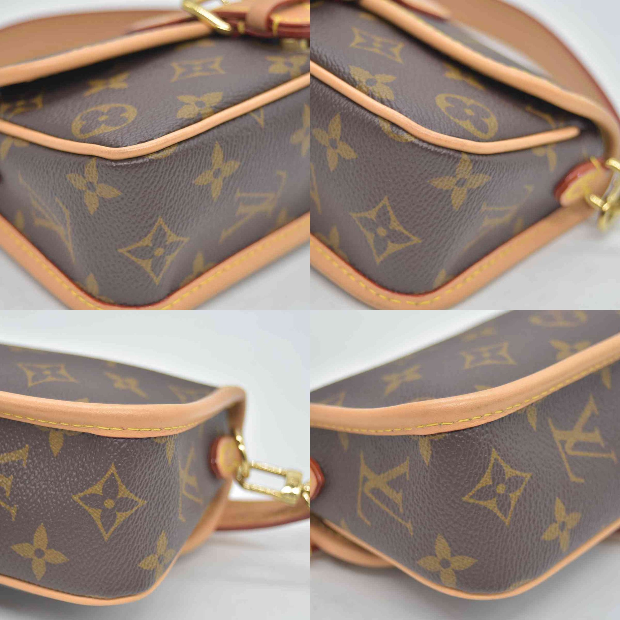 $2170 Louis Vuitton Monogram Nano Diane