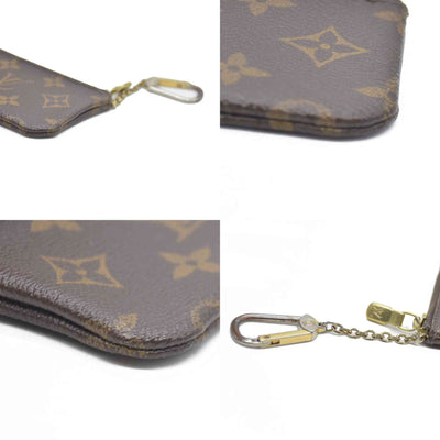 Louis Vuitton Monogram Pochette Cles Wallet Coin Purse Brown CA3101