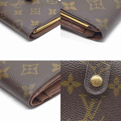 $675 Louis Vuitton Monogram Porte Monnaie Billets Viennois Bifold Wallet SD0054