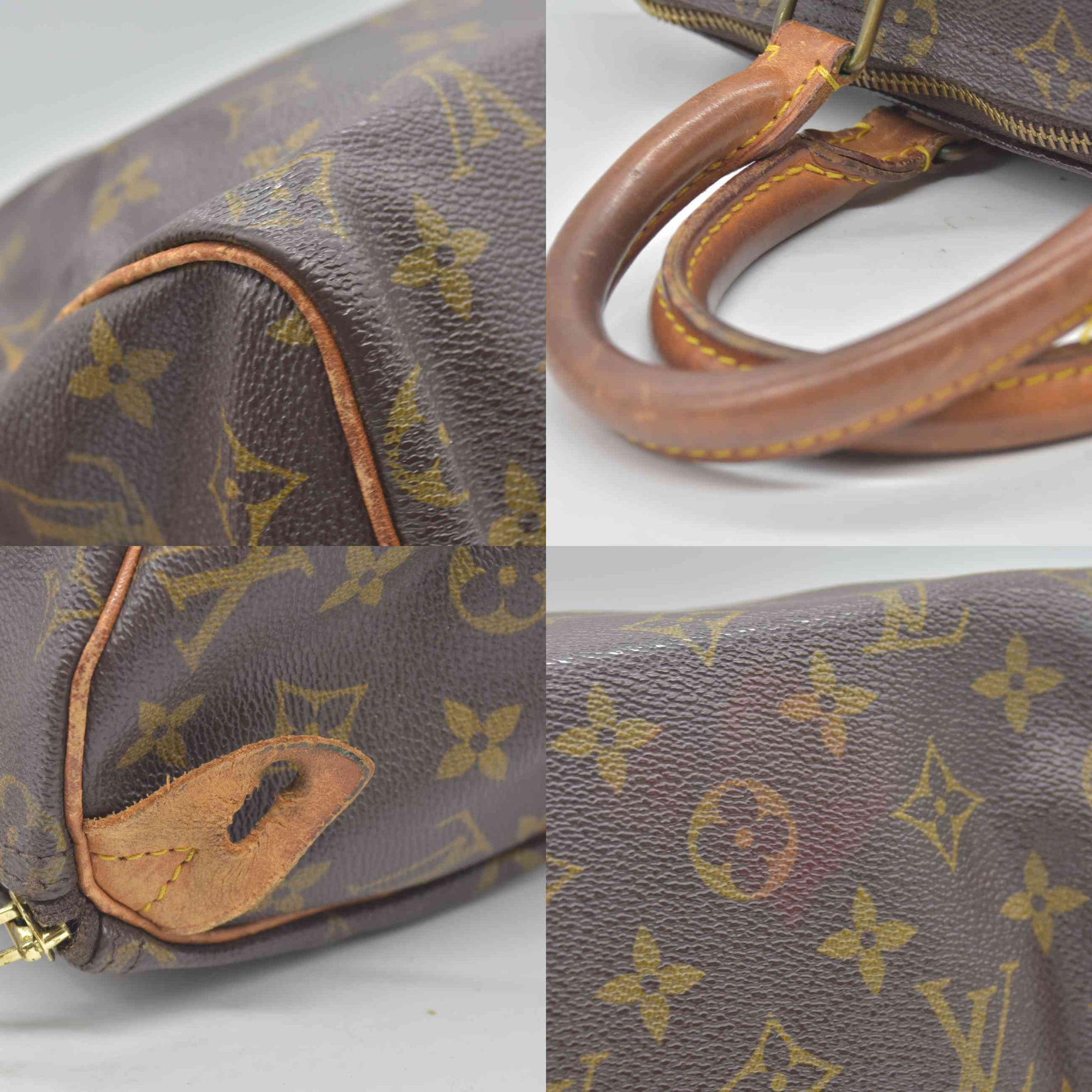 $1490 1990 Louis Vuitton Monogram Speedy 25 MI1920