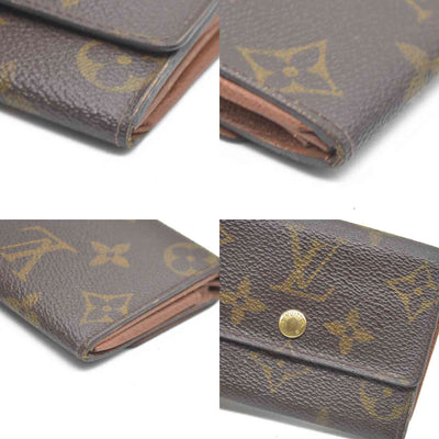 Louis Vuitton Monogram Porte-Monnaie Plat Coin Purse MI1919