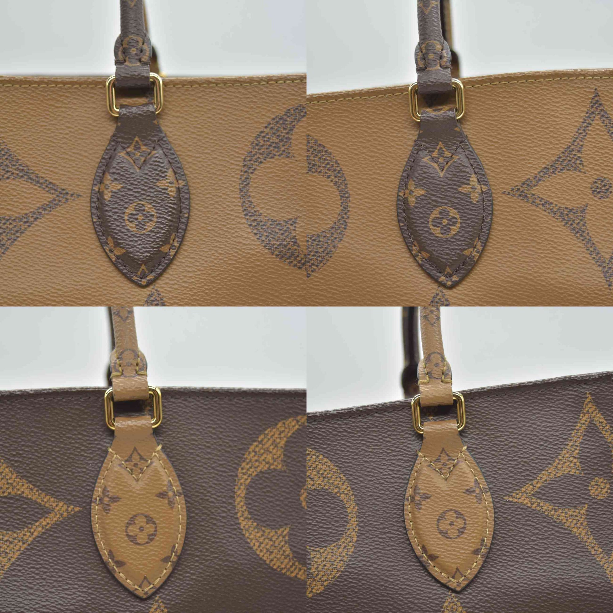 $3555 2020 Louis Vuitton Reverse Monogram Giant Onthego GM FL0230
