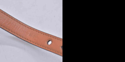 $390 LOUIS VUITTON Essential V Monogram Leather Wrap Bracelet CONSIGNMENT 10021643