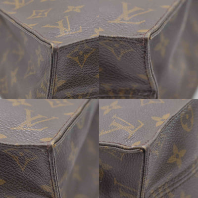 $1340 Louis Vuitton LV Hand Bag Sac Plat Brown Monogram