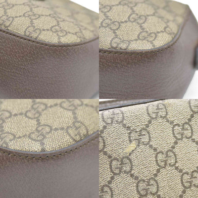 Gucci  GG Supreme Monogram Web Neo Vintage Shoulder Bag Beige New Acero Crop