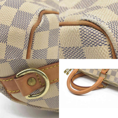 $1940 Louis Vuitton  Damier Azur Speedy Bandouliere 25 DU4104 2014
