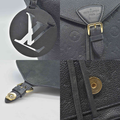 $2980 Louis Vuitton Black Montsouris Empreinte Noir Black Backpack 2020 10019957