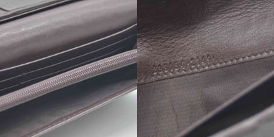 Gucci Guccissima Continental Flap Wallet Brown CONSIGNMENT