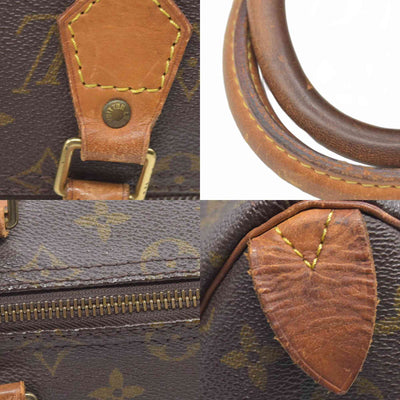 $1730 Louis Vuitton Monogram Speedy 35 SP0954