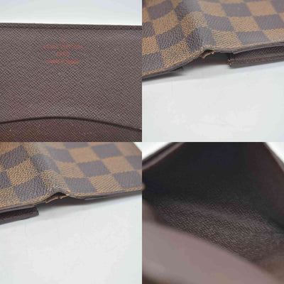 $315 LOUIS VUITTON Damier Ebene Envelope Business Card Holder CONSIGNMENT