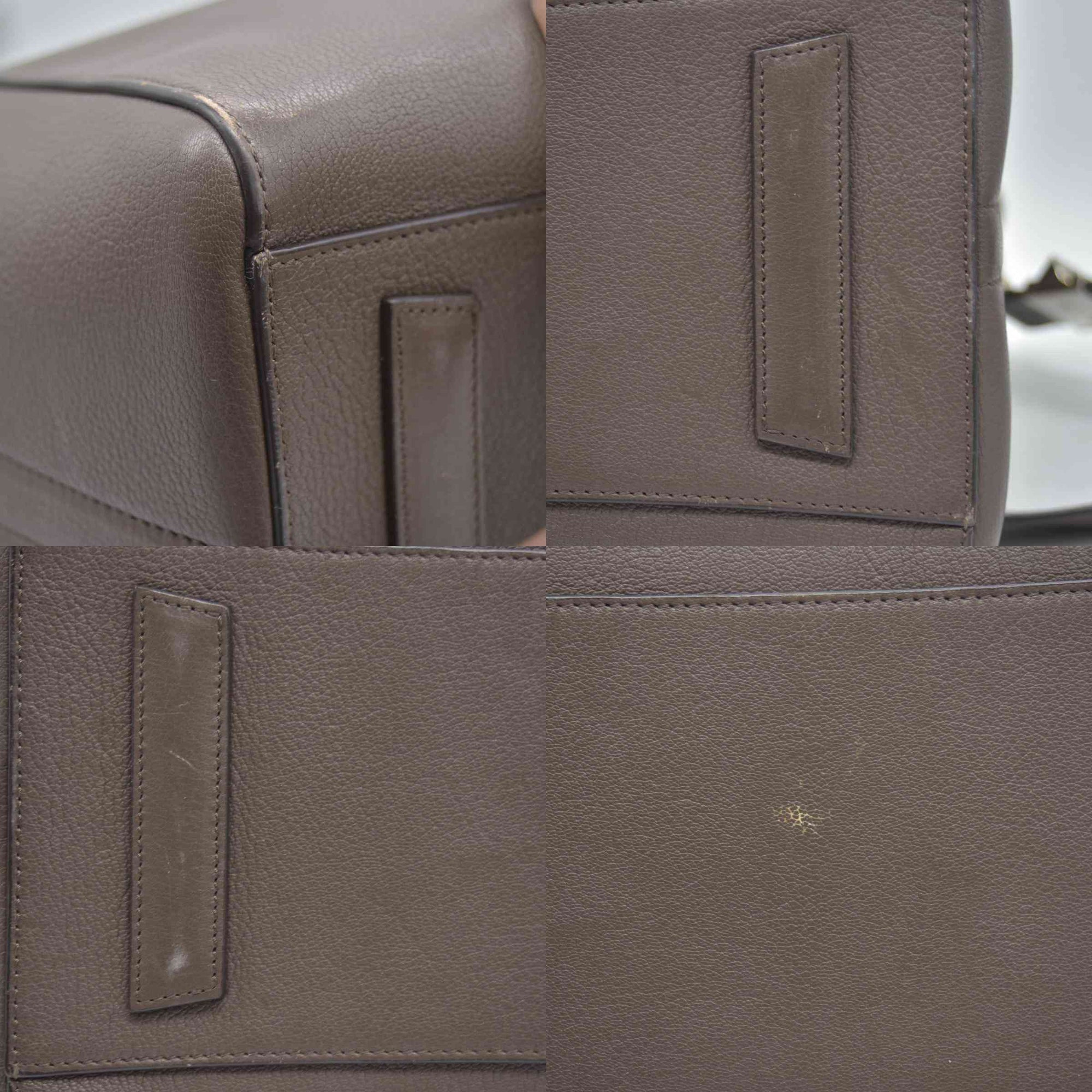 $2750 Givenchy Leather Grey Sugar Goatskin Leather Antigona Bag Medium 10020171