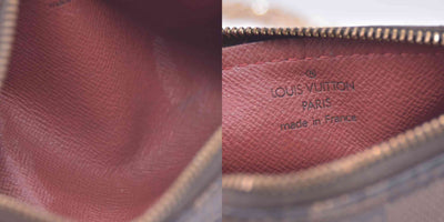 $1560 LOUIS VUITTON Damier Ebene Papillon Pochette MODIFIED