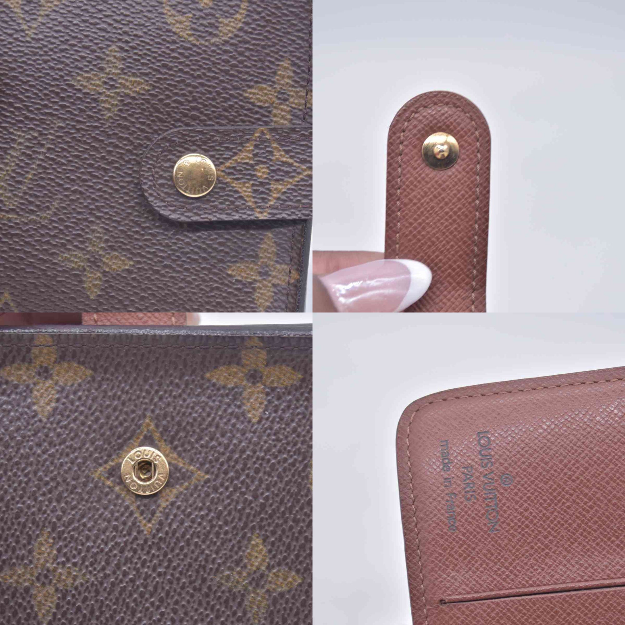 $620 LOUIS VUITTON Monogram Compact Zip Wallet CONSIGNMENT