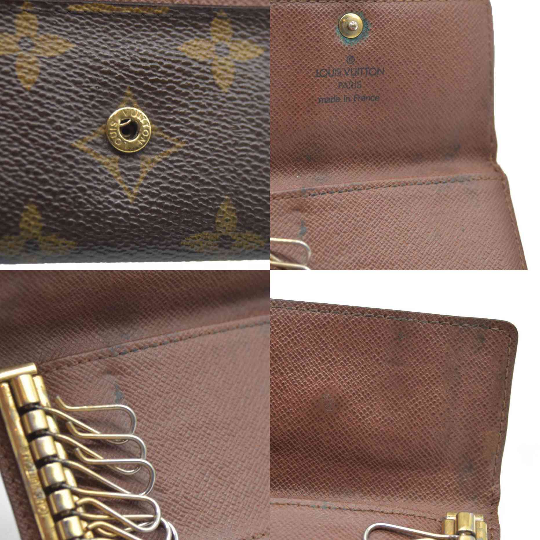 AUCTION $345 Louis Vuitton Monogram Multiles 6 Ring Key Holder