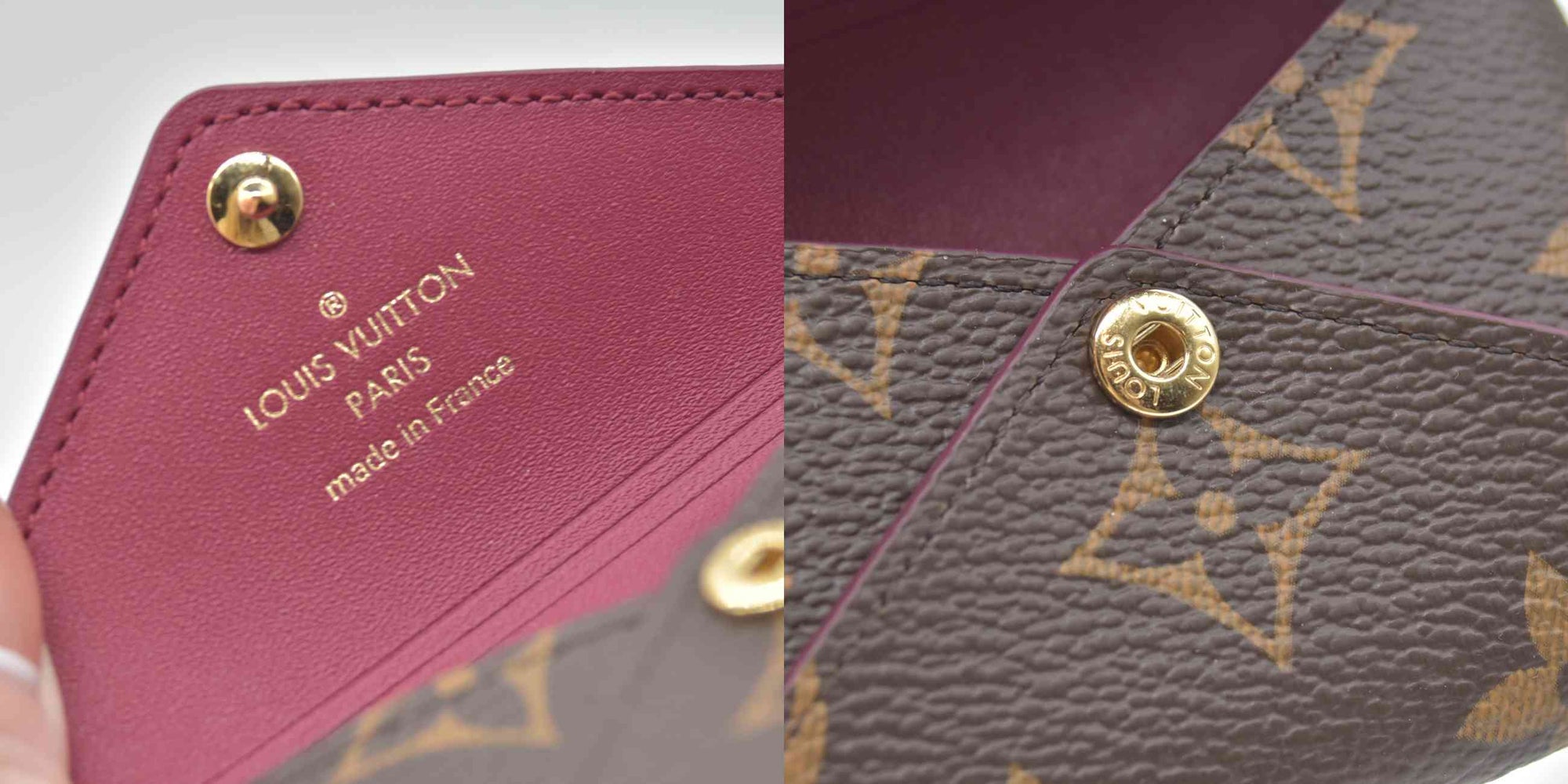Louis Vuitton  Monogram Small Kirigami Pochette Insert Fuchsia SN2168