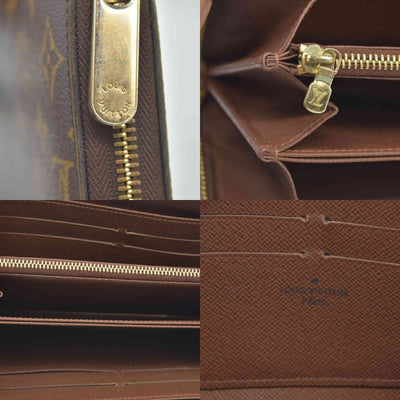 $940 2014 Louis Vuitton LV Monogram Zippy Wallet SD0164