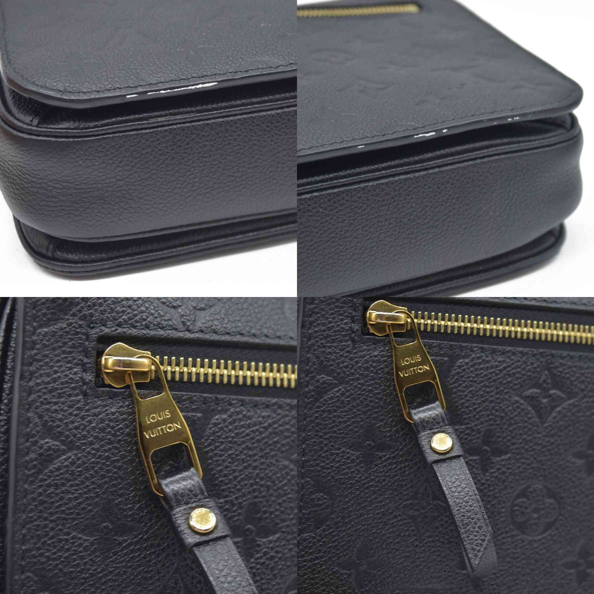 $3000 Louis Vuitton  Empreinte Pochette Metis Black