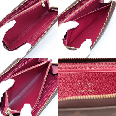 $915 LM0280 2020 Louis Vuitton Monogram Zippy Wallet Fuchsia