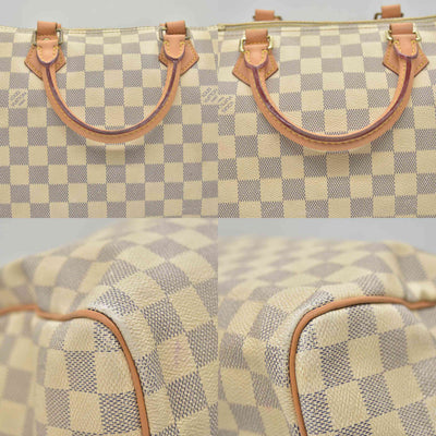 $2040 2017 Louis Vuitton Damier Azur Speedy Bandouliere 30 DU1197