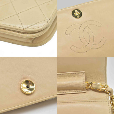 $3350 Chanel Timeless Classic Quilted Single Flap with 24K GHW Beige