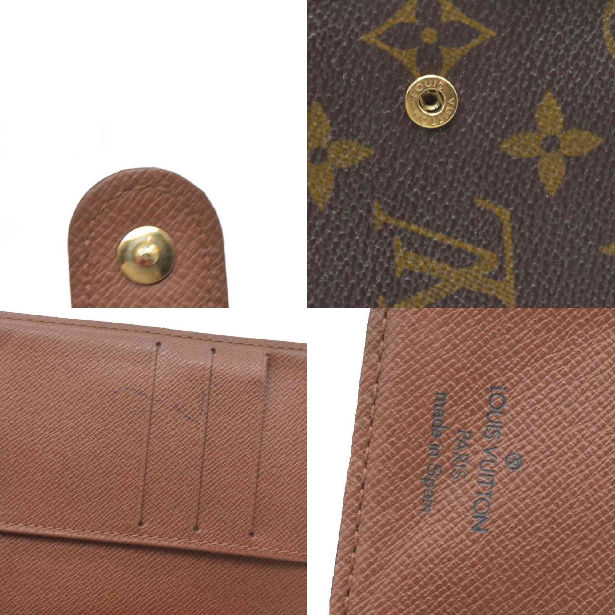 $505 Louis Vuitton Monogram Agenda PM Notebook Cover Brown CA1919