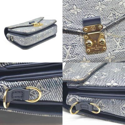 Louis Vuitton  Monoglam Pochette Metis East West Blue