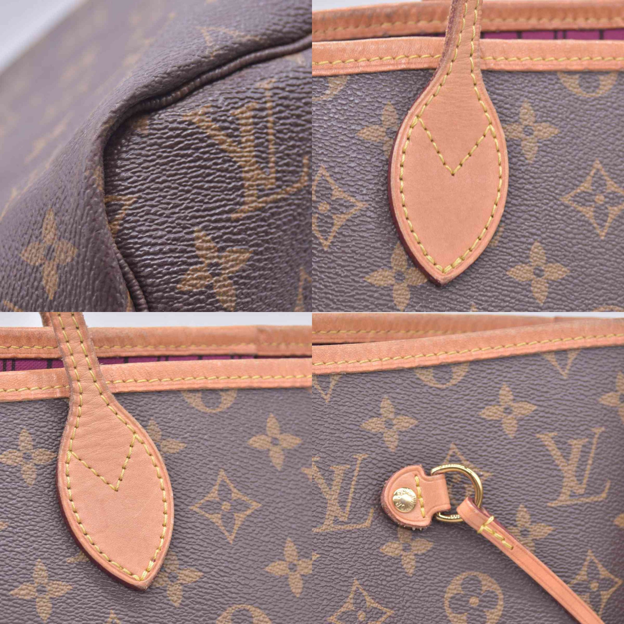 $2310 2015 Louis Vuitton Monogram Neo Neverfull GM Pivoine with Pouch SD4195